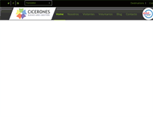 Tablet Screenshot of cicerones.org.ar